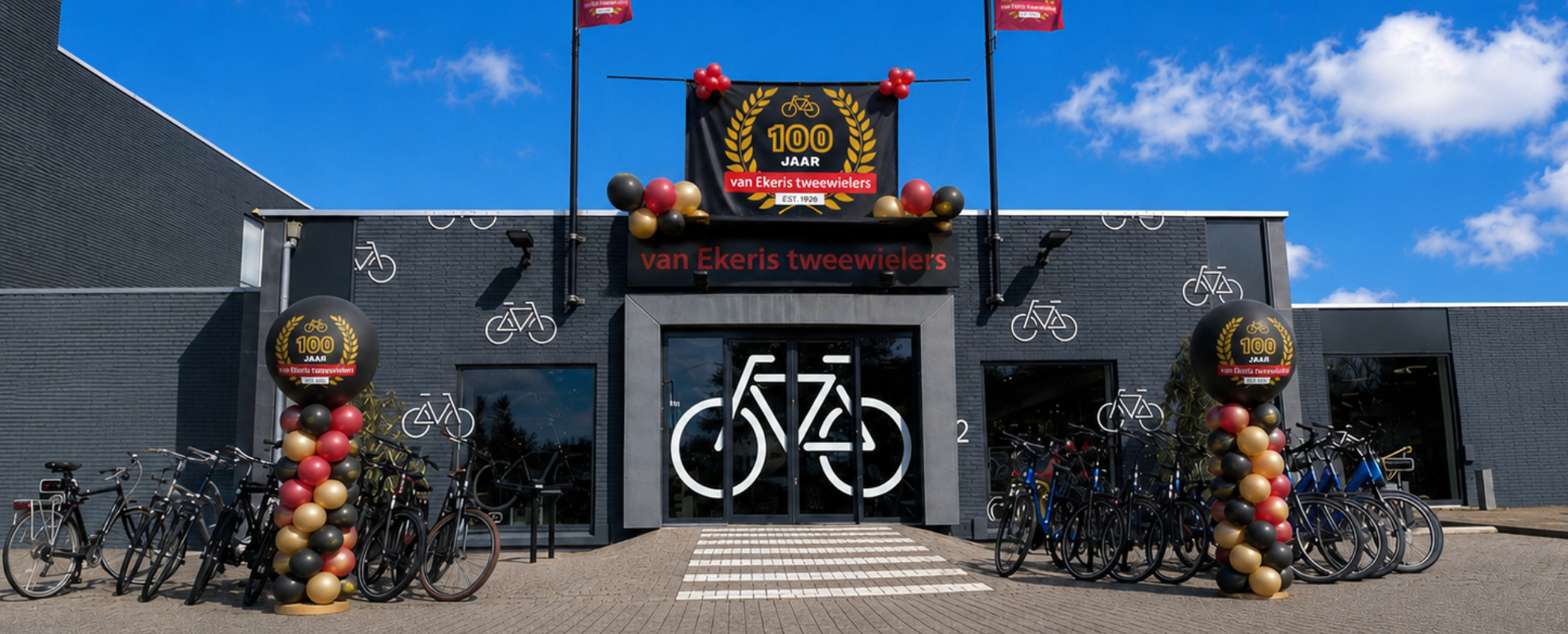 van Ekeris tweewielers 100 jaar pand